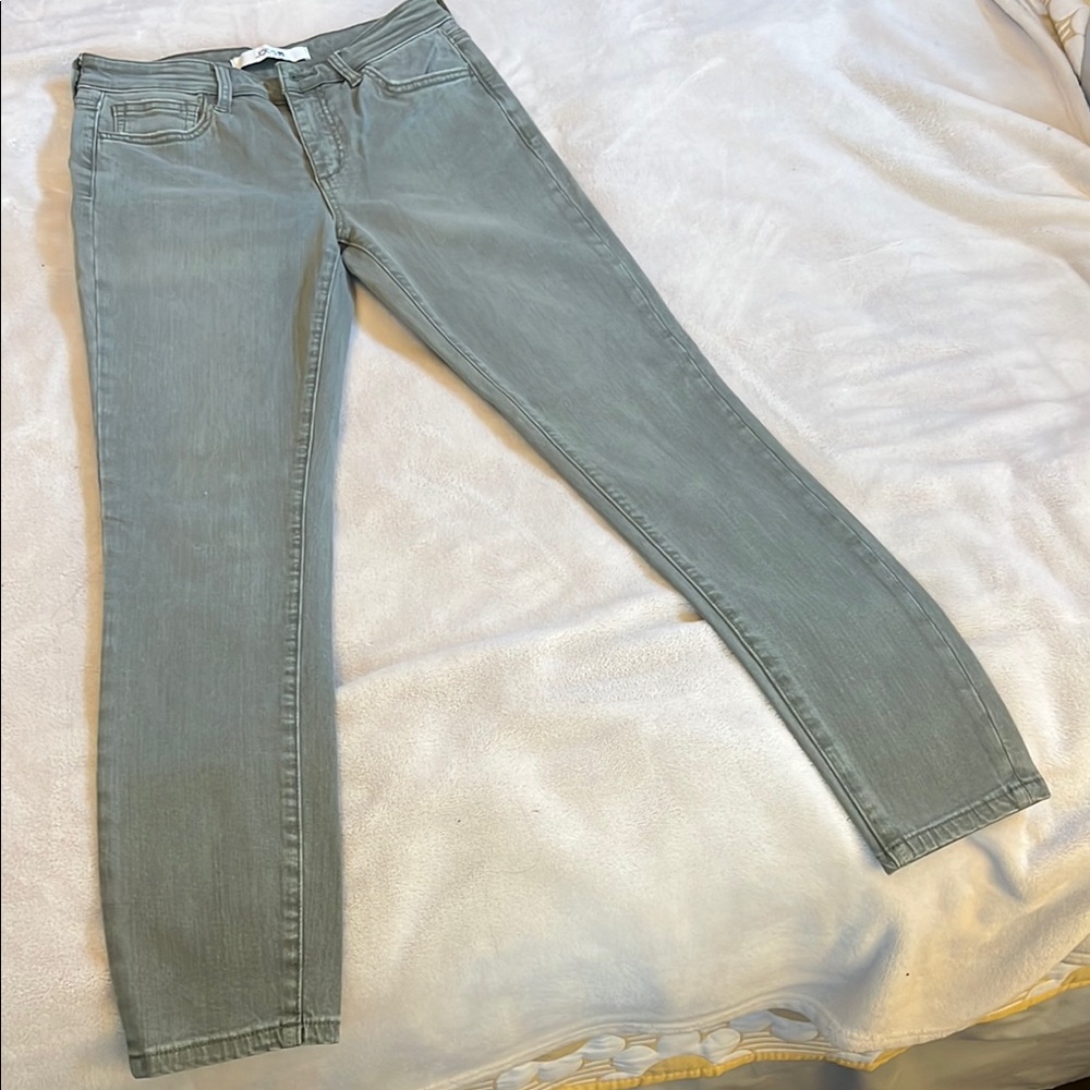 Women's Olive Green Jeans